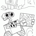 WALL-E et des ordures