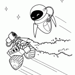 WALL-E et un extincteur dincendie