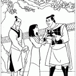 Mulan et Li Shang