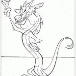 Dragon Mushu et le cricket