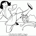 Mulan et Mushu formation