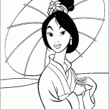 Mulan se cache du soleil