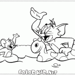 Tom et Jerry sur le lac