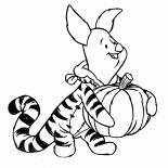 Porcinet à lHalloween