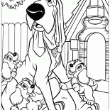 Big chien et chiots