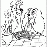 Lady mange le petit déjeuner avec le Clochard