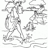 Sirène avec les jambes