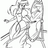 La Petite Sirène dans le miroir