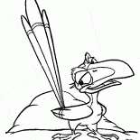 Zazu, secrétaire oiseau