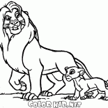 Mufasa et Simba