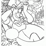 Baloo dans un hamac