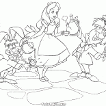 Hare, Alice et Hatter