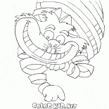 Cheshire Cat sur la chasse