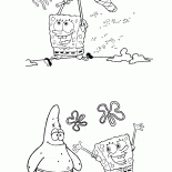 Bob lEponge et Patrick à laffût