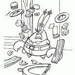 Patron dans la cuisine