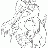 Tarzan dans le village