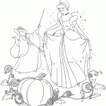 Fairy Godmother et Cendrillon