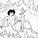 Aladdin est sur le feu