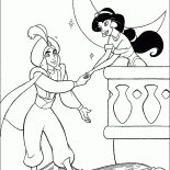 Aladin invite Jasmine