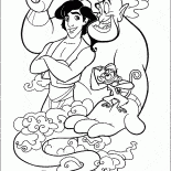 Ginny, Aladdin et Abu