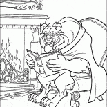 Un monstre avec un livre