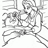 La maladie du père de Belle