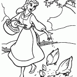 Belle est en répétition