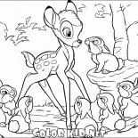 Les lièvres et Bambi