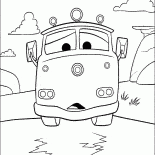 Un camion de pompiers geignard