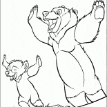 Koda et Kenai avoir du plaisir