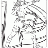 Veuve Noire en action