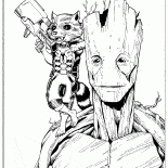 Rocket et Groot