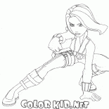 Gamora dans la formation