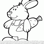 Lapin à la carotte