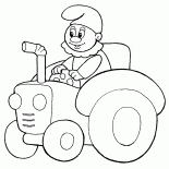 Le tracteur de jouets