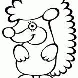 Hérisson dans le brouillard