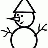 Image dun bonhomme de neige