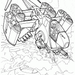 Combat vaisseau spatial