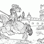 Chevalier à cheval