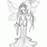 Elf avec le parapluie