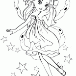 Princesse de conte en vol
