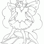 Elf fille qui danse
