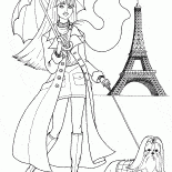 Fille à Paris