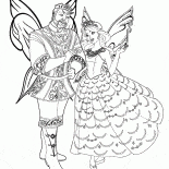 Roi et la princesse Catane