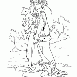 Princesse avec poddy