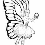 Barbie Mariposa et la balle