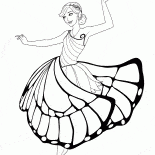 Papillon de fée et les danses