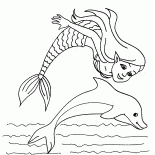 La sirène et le Dauphin