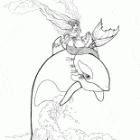Sirène et la baleine