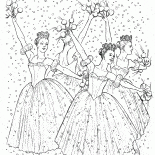 Costumes magnifiques ballerine